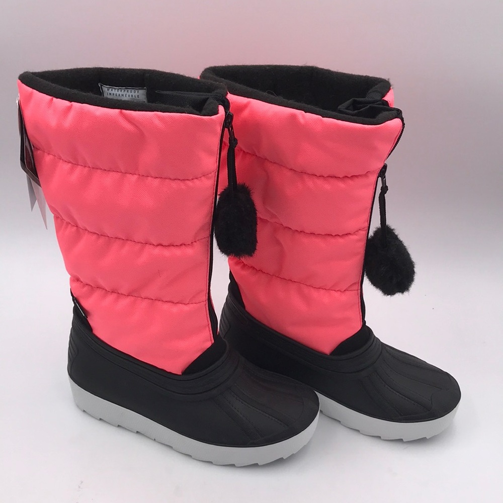 Pajar Fay 2.0 Quilted Faux Fur Pom Pom Snow Boots